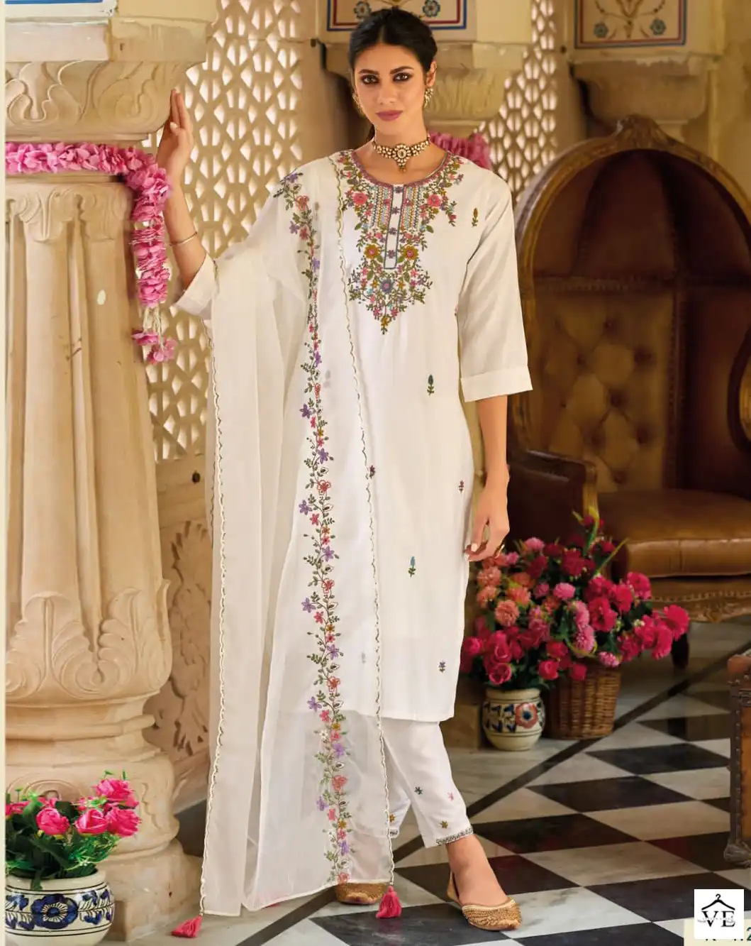 Kailee Fashion Kantha Vol 2 Pure Viscose Silk Wholesale Designer Readymade Salwar Suit Catalog — Wholesale Salwar Suits, Kailee Fashion wholesale from Surat — view 1