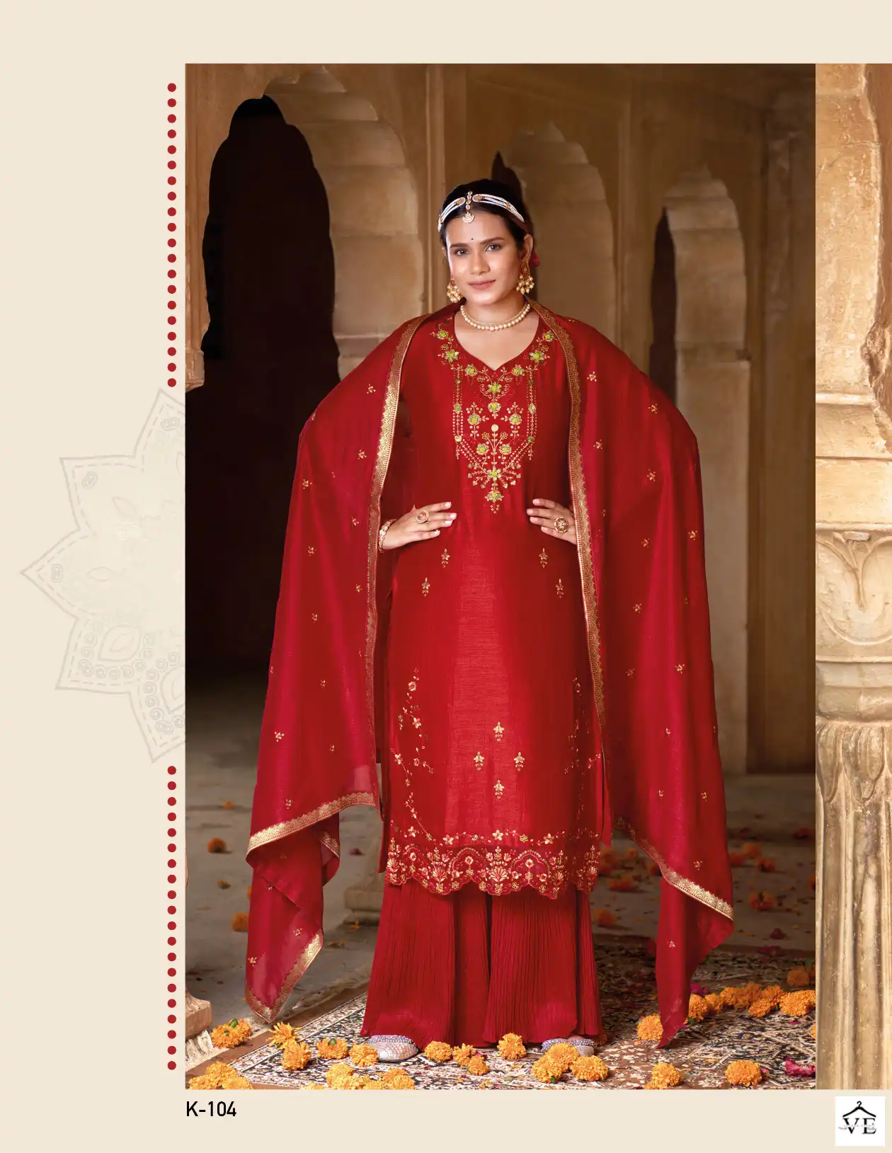 Lily & Lali Karwa Exclusive Viscose, Organza Wholesale Readymade Suits Catalog — Wholesale Salwar Suits, Lily & Lali wholesale from Surat - Gallery Image 4