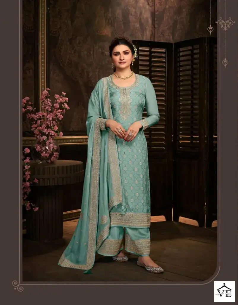 Vinay Fashion Kaseesh Soha Hitlist Dola Jacquard Wholesale Designer Salwar Suit Catalog — Wholesale Salwar Suits, MPA wholesale from Surat - Gallery Image 4
