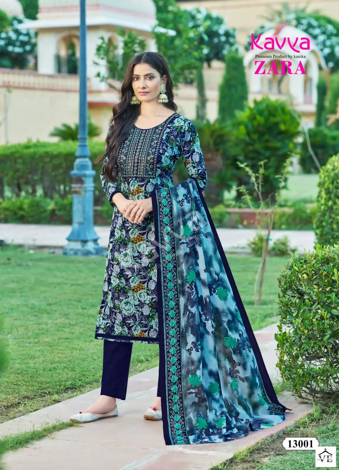 Kavya Zara Vol 13 Pure Cotton Wholesale Readymade Salwar Suit Catalog — Wholesale Salwar Suits, MPA wholesale from Surat - Gallery Image 3