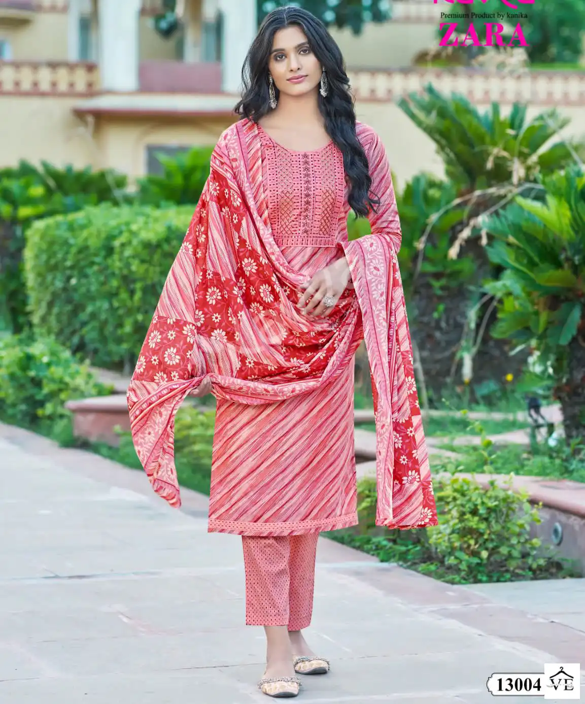 Kavya Zara Vol 13 Pure Cotton Wholesale Readymade Salwar Suit Catalog — Wholesale Salwar Suits, MPA wholesale from Surat — view 1