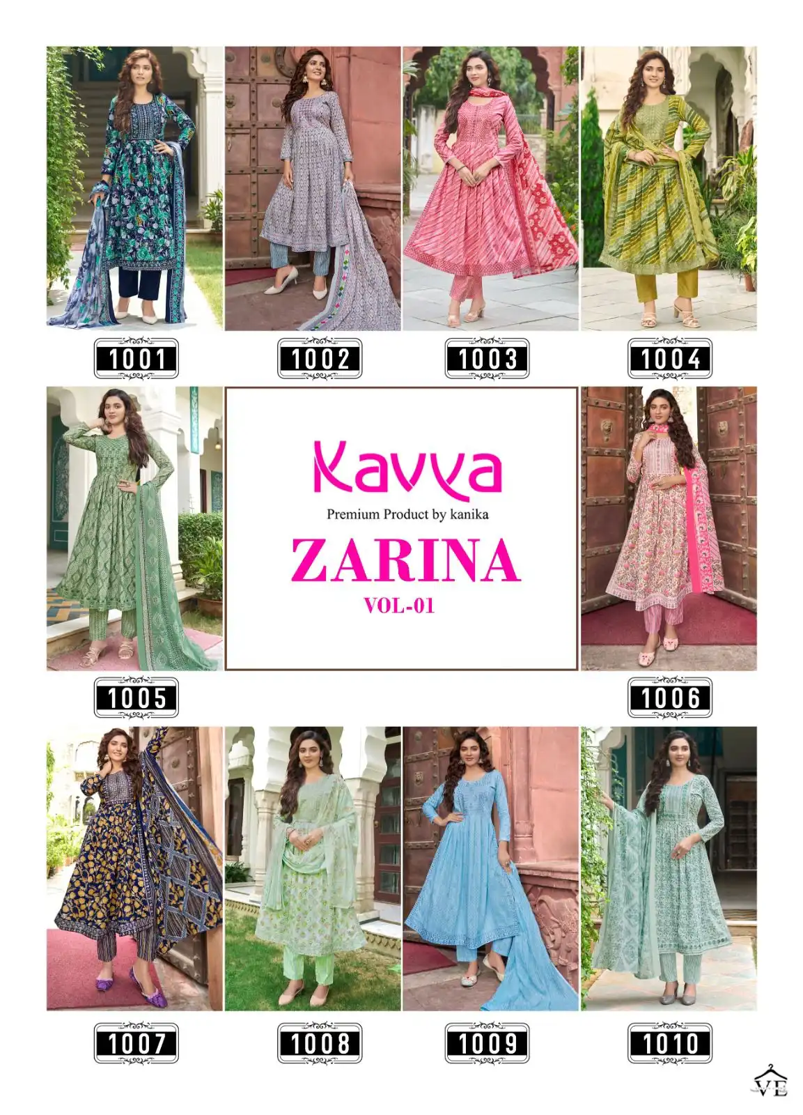 Kavya Zarina Vol 1 Nayra Wholesale Designer Readymade Salwar Suit Catalog — Wholesale Salwar Suits, MPA wholesale from Surat — view 8