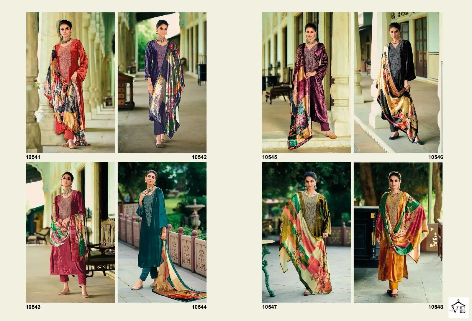 Ibiza Khoob Surat Pure Greek Viscose Velvet Wholesale Designer Winter Wear Salwar Suit Catalog — Wholesale Salwar Suits, MPA wholesale from Surat — view 10