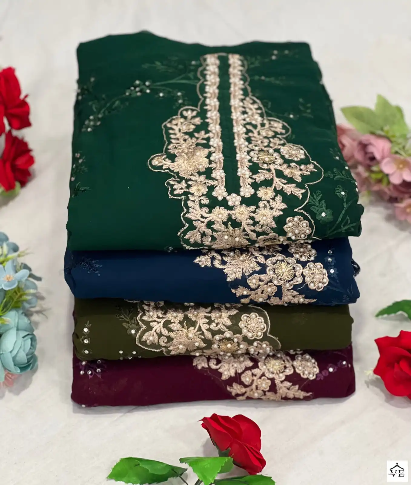 Kross Kk 43 Georgette Wholesale Designer Fancy Pakistani Salwar Suit Catalog — Wholesale Salwar Suits, MPA wholesale from Surat - Gallery Image 6