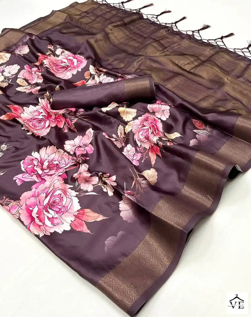 Rajtex Kopper Gaji Digital Silk Wholesale Saree Catalog — Wholesale Sarees, MPA wholesale from Surat - Gallery Image 12