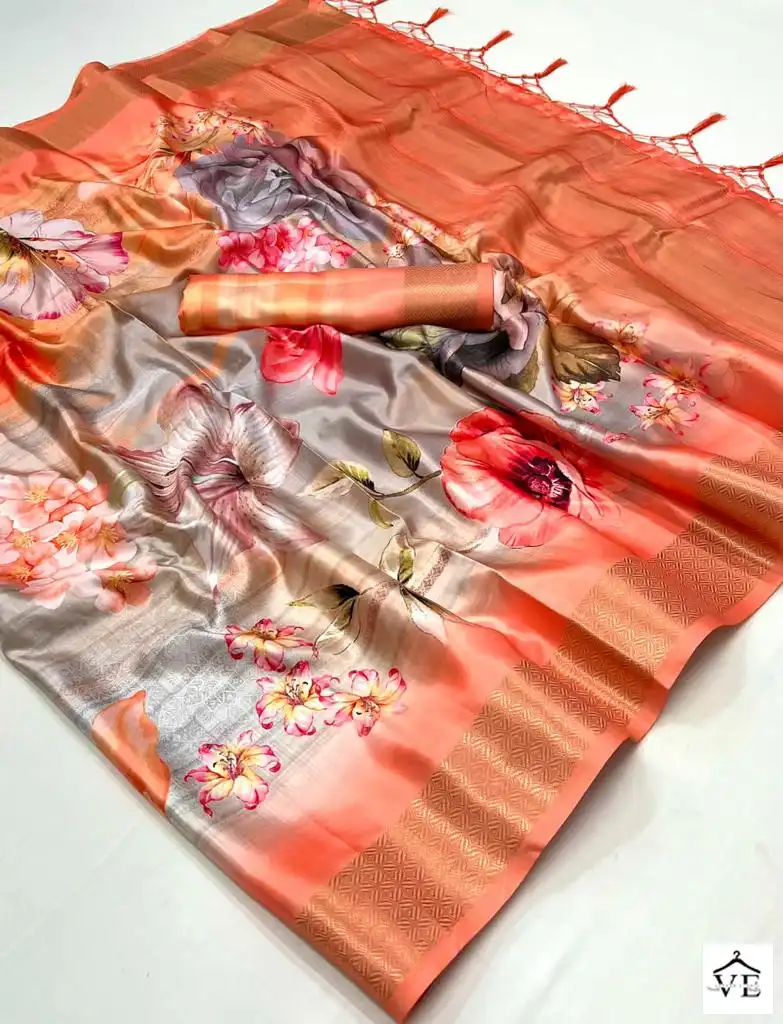 Rajtex Kopper Gaji Digital Silk Wholesale Saree Catalog — Wholesale Sarees, MPA wholesale from Surat - Gallery Image 15