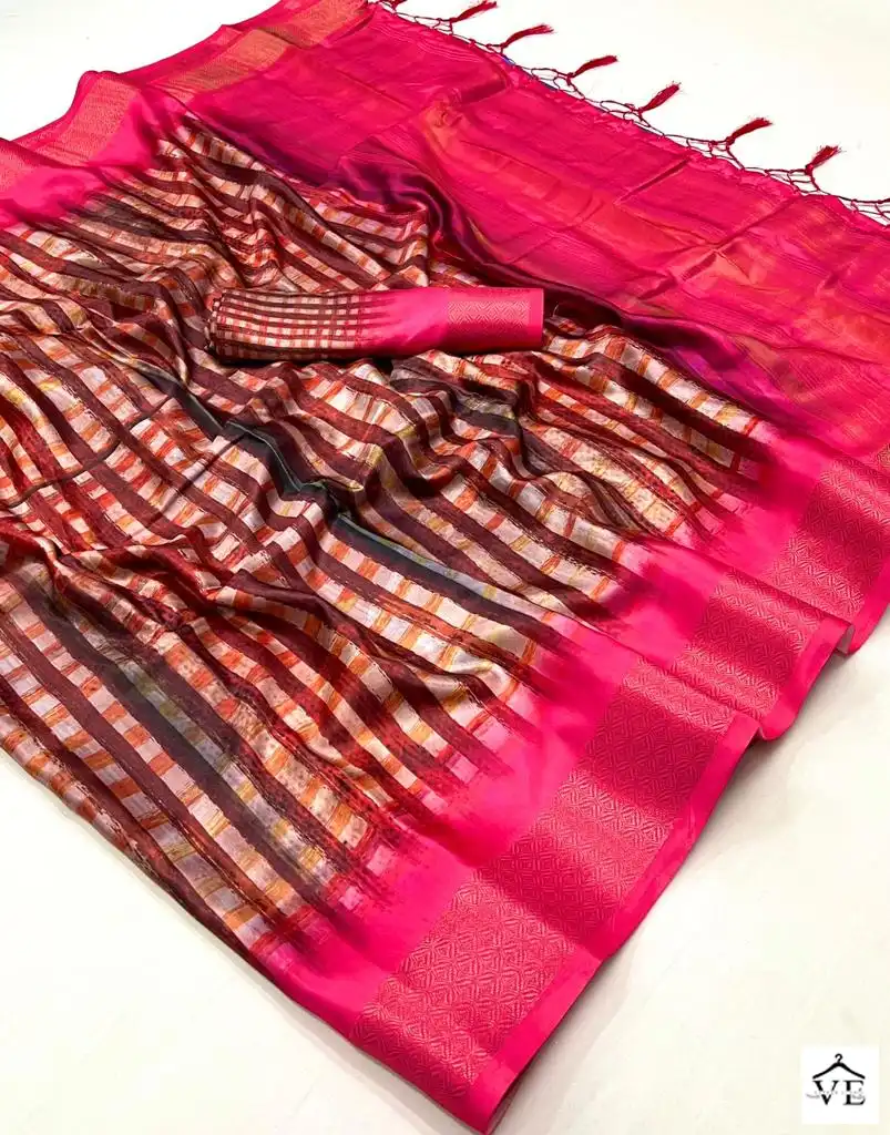 Rajtex Kopper Gaji Digital Silk Wholesale Saree Catalog — Wholesale Sarees, MPA wholesale from Surat - Gallery Image 16