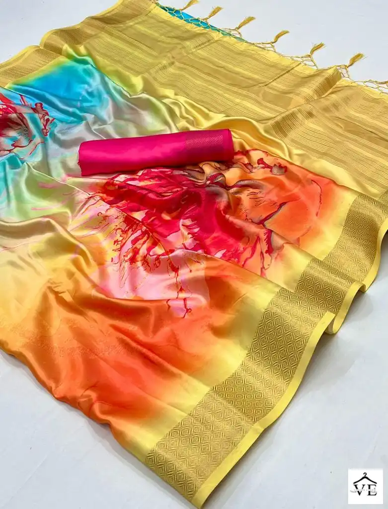 Rajtex Kopper Gaji Digital Silk Wholesale Saree Catalog — Wholesale Sarees, MPA wholesale from Surat - Gallery Image 18