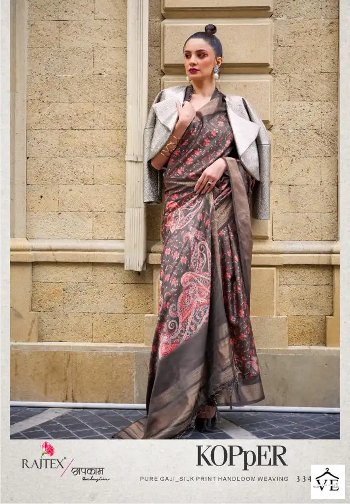 Rajtex Kopper Gaji Digital Silk Wholesale Saree Catalog — Wholesale Sarees, MPA wholesale from Surat - Gallery Image 6