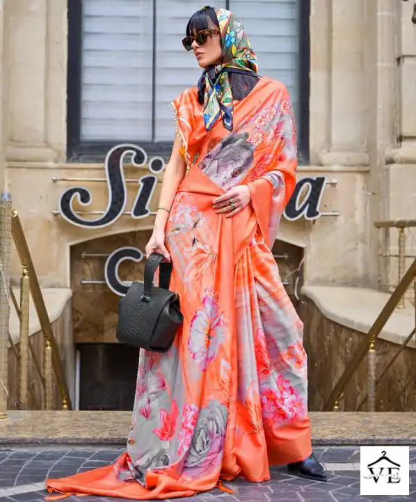 Rajtex Kopper Gaji Digital Silk Wholesale Saree Catalog — Wholesale Sarees, MPA wholesale from Surat — view 1