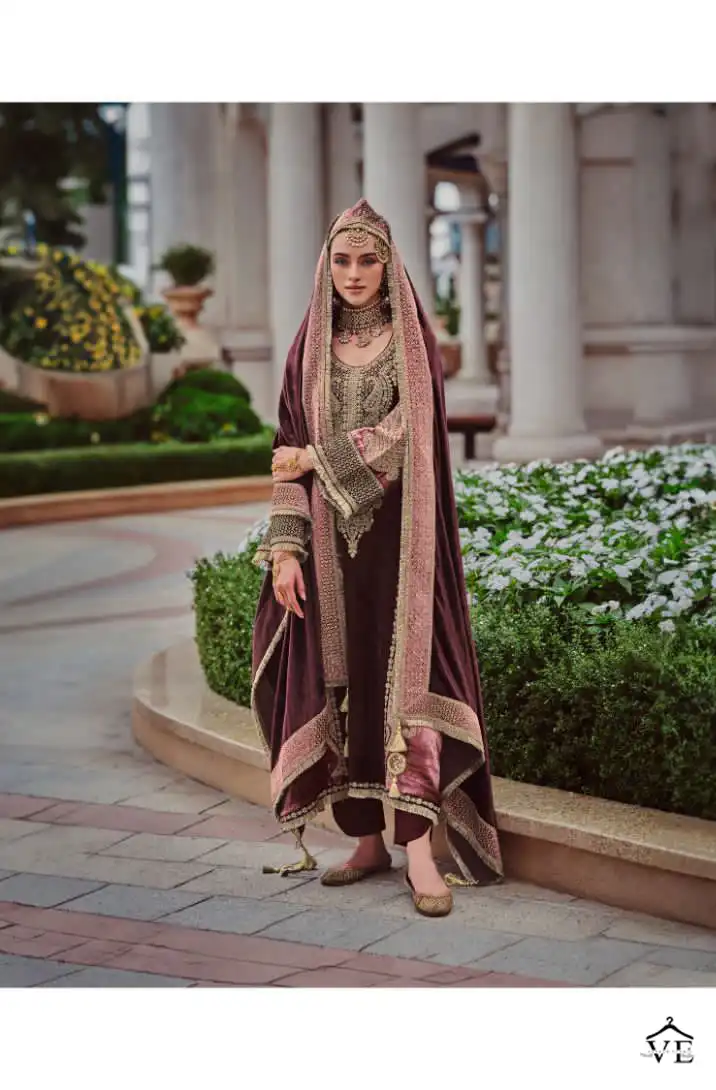 Ibiza Kuch Khaas Vol 6 Silky Velvet Wholesale Winter Wear Suits Catalog — Wholesale Salwar Suits, MPA wholesale from Surat — view 7