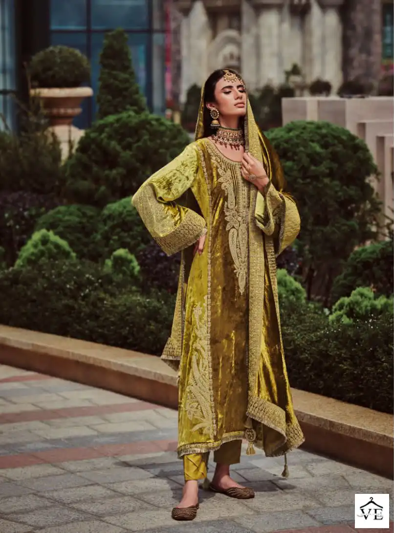 Ibiza Kuch Khaas Vol 6 Silky Velvet Wholesale Winter Wear Suits Catalog — Wholesale Salwar Suits, MPA wholesale from Surat — view 9