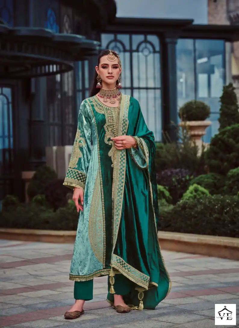 Ibiza Kuch Khaas Vol 6 Silky Velvet Wholesale Winter Wear Suits Catalog — Wholesale Salwar Suits, MPA wholesale from Surat — view 2