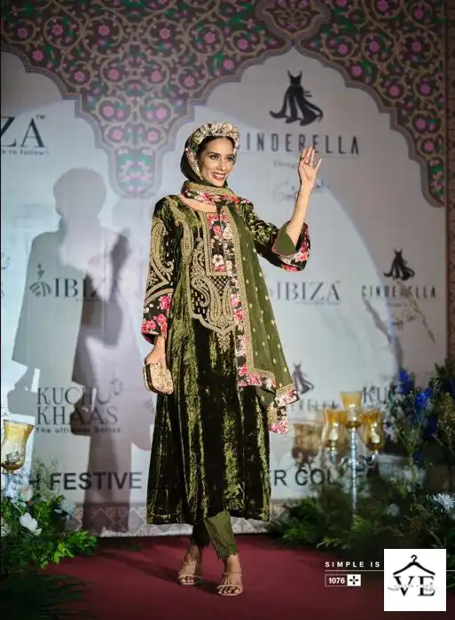 Ibiza Kuch Khaas Vol 7 Pure Viennese Viscose Velvet Wholesale Designer Winter Salwar Suit Catalog — Wholesale Salwar Suits, MPA wholesale from Surat - Gallery Image 9