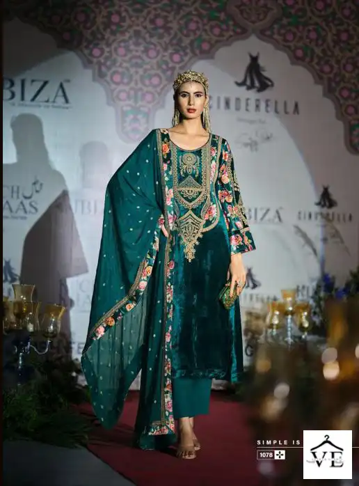 Ibiza Kuch Khaas Vol 7 Pure Viennese Viscose Velvet Wholesale Designer Winter Salwar Suit Catalog — Wholesale Salwar Suits, MPA wholesale from Surat - Gallery Image 11