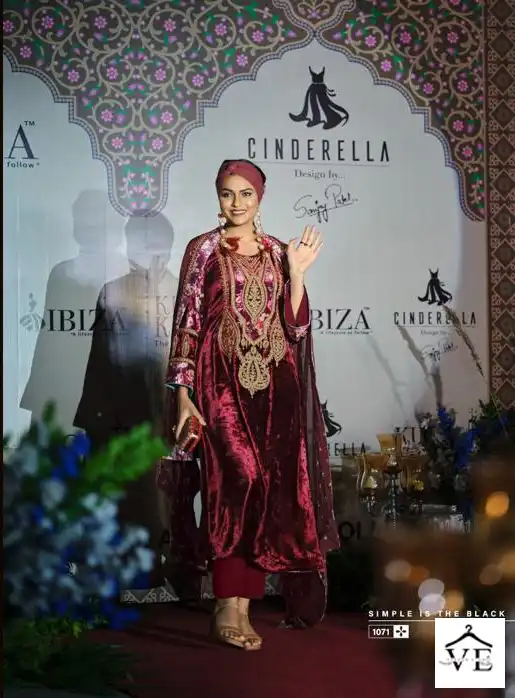 Ibiza Kuch Khaas Vol 7 Pure Viennese Viscose Velvet Wholesale Designer Winter Salwar Suit Catalog — Wholesale Salwar Suits, MPA wholesale from Surat - Gallery Image 3
