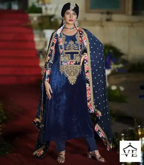 Ibiza Kuch Khaas Vol 7 Pure Viennese Viscose Velvet Wholesale Designer Winter Salwar Suit Catalog — Wholesale Salwar Suits, MPA wholesale from Surat — view 1