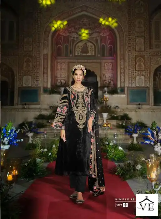 Ibiza Kuch Khaas Vol 7 Pure Viennese Viscose Velvet Wholesale Designer Winter Salwar Suit Catalog — Wholesale Salwar Suits, MPA wholesale from Surat - Gallery Image 6