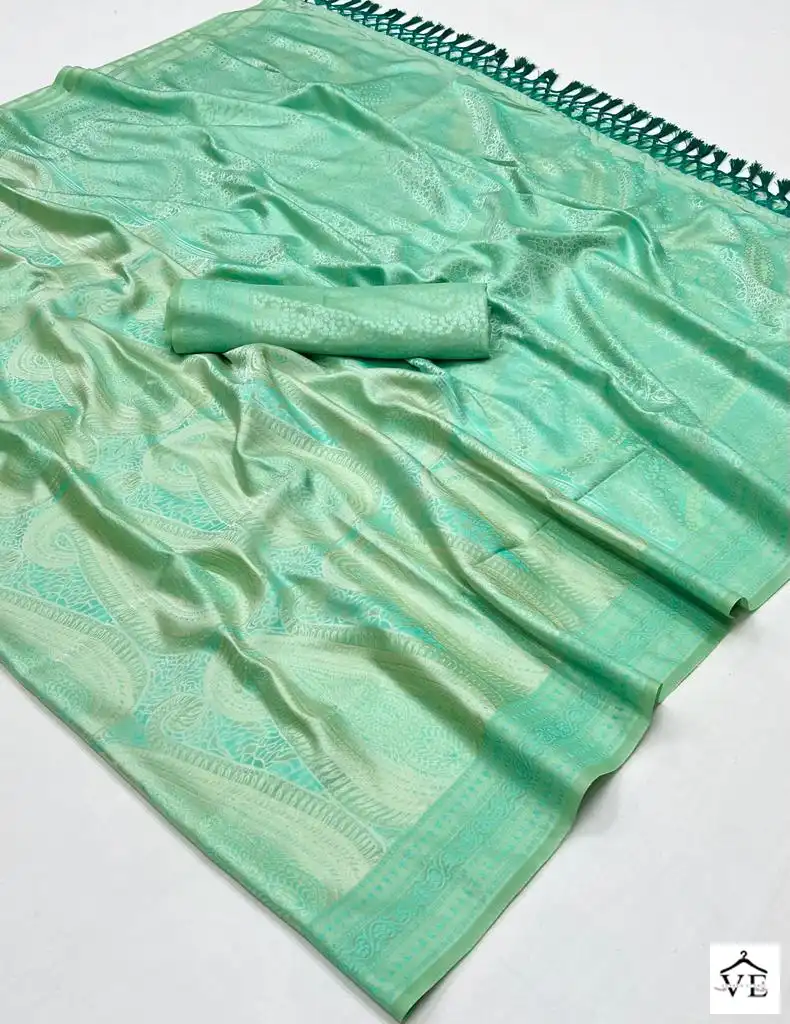 Rajtex Kyha Silk Satin Wholesale Saree Catalog — Wholesale Sarees, MPA wholesale from Surat - Gallery Image 8