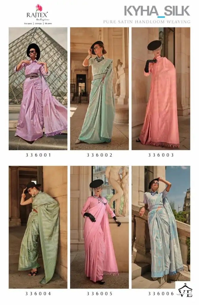 Rajtex Kyha Silk Satin Wholesale Saree Catalog — Wholesale Sarees, MPA wholesale from Surat — view 14