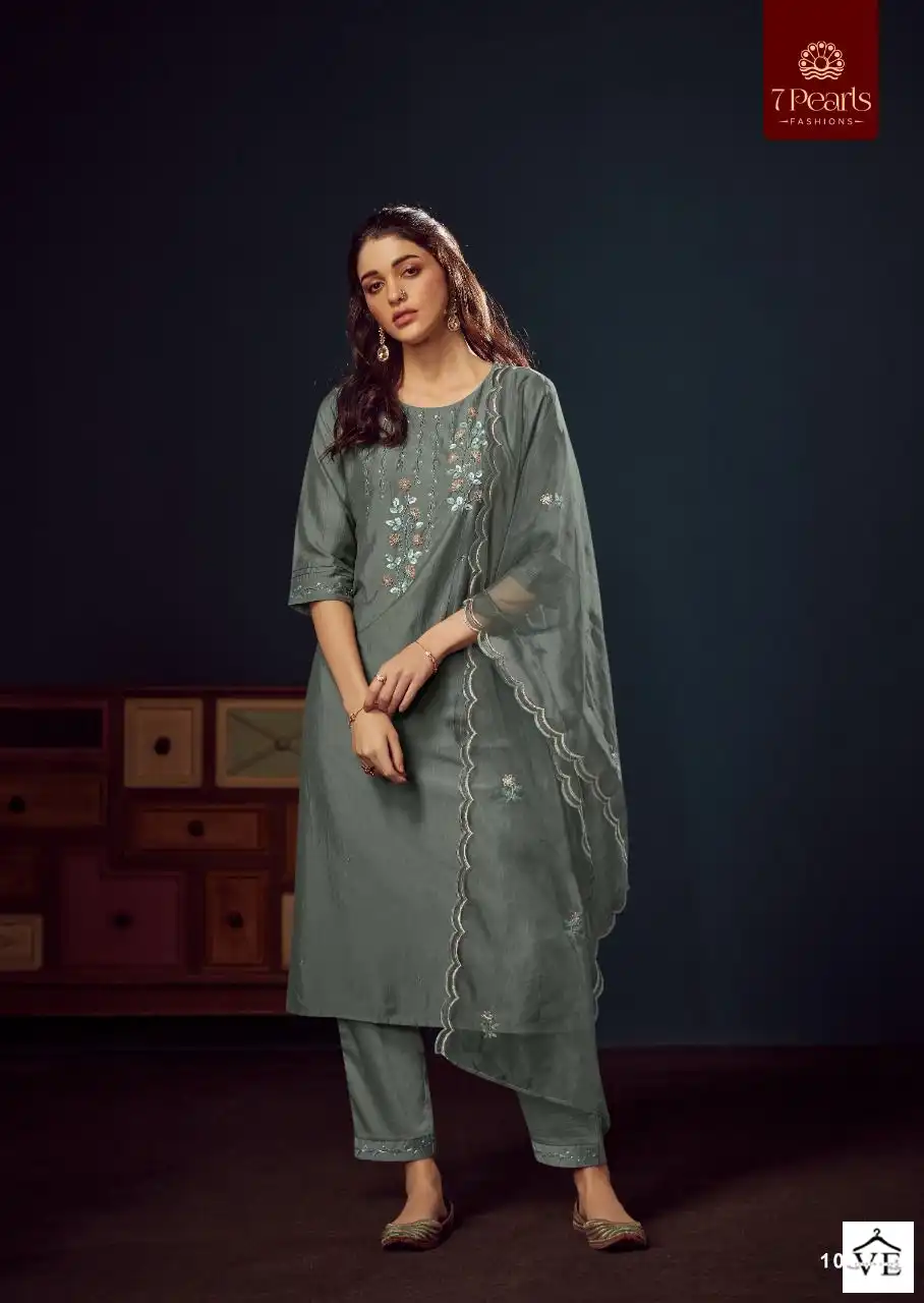 7 Pearls Kyra Chinnon Wholesale Readymade Salwar Suit Catalog — Wholesale Salwar Suits, MPA wholesale from Surat - Gallery Image 3