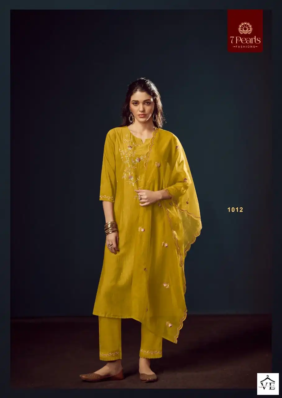 7 Pearls Kyra Chinnon Wholesale Readymade Salwar Suit Catalog — Wholesale Salwar Suits, MPA wholesale from Surat - Gallery Image 4