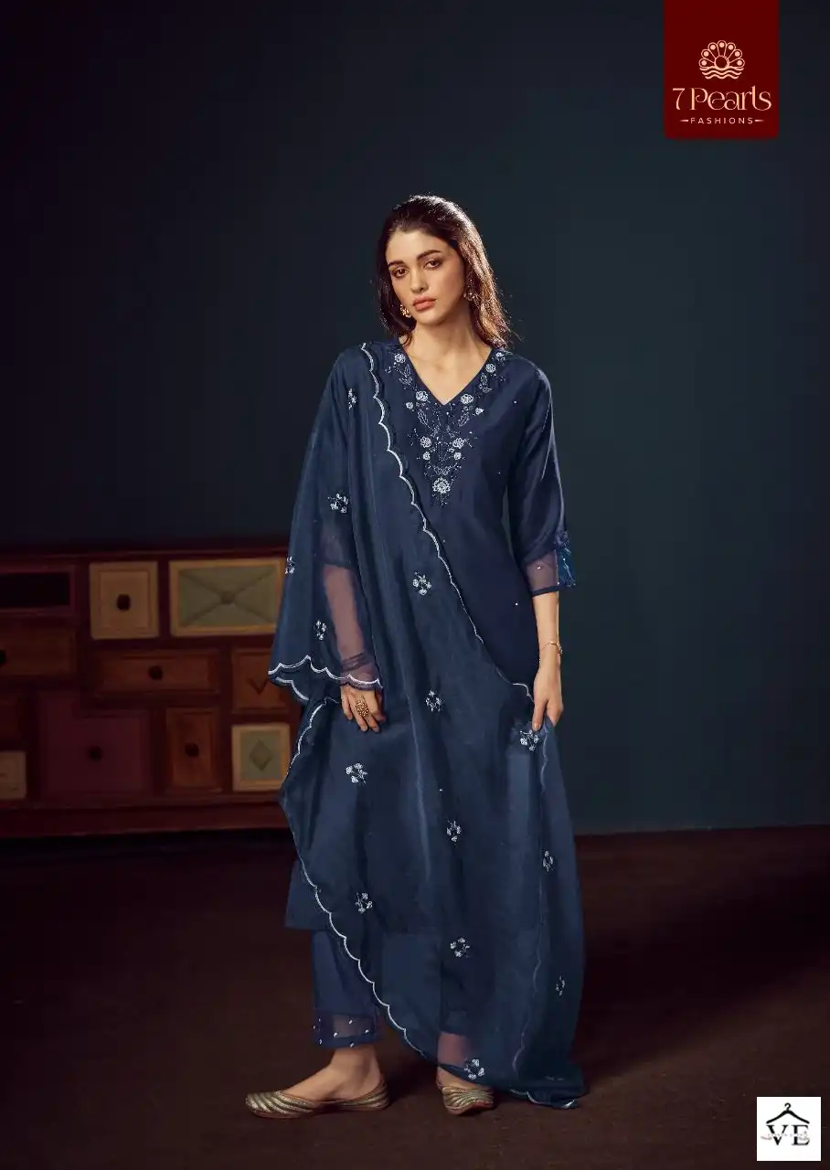 7 Pearls Kyra Chinnon Wholesale Readymade Salwar Suit Catalog — Wholesale Salwar Suits, MPA wholesale from Surat - Gallery Image 5