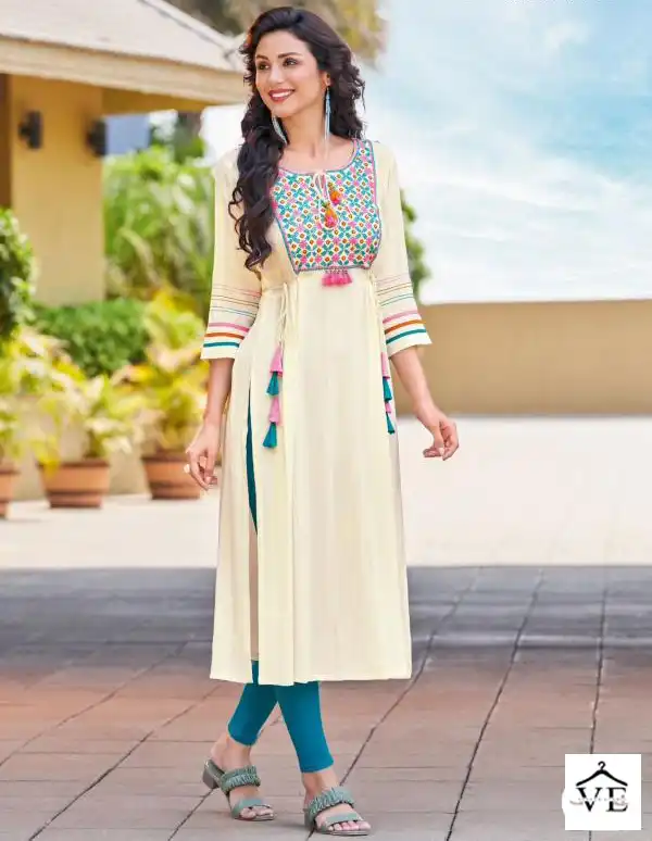 Kadlee Inayat Fancy Wear Rayon Wholesale Dewsigner Kurtis Catalog
