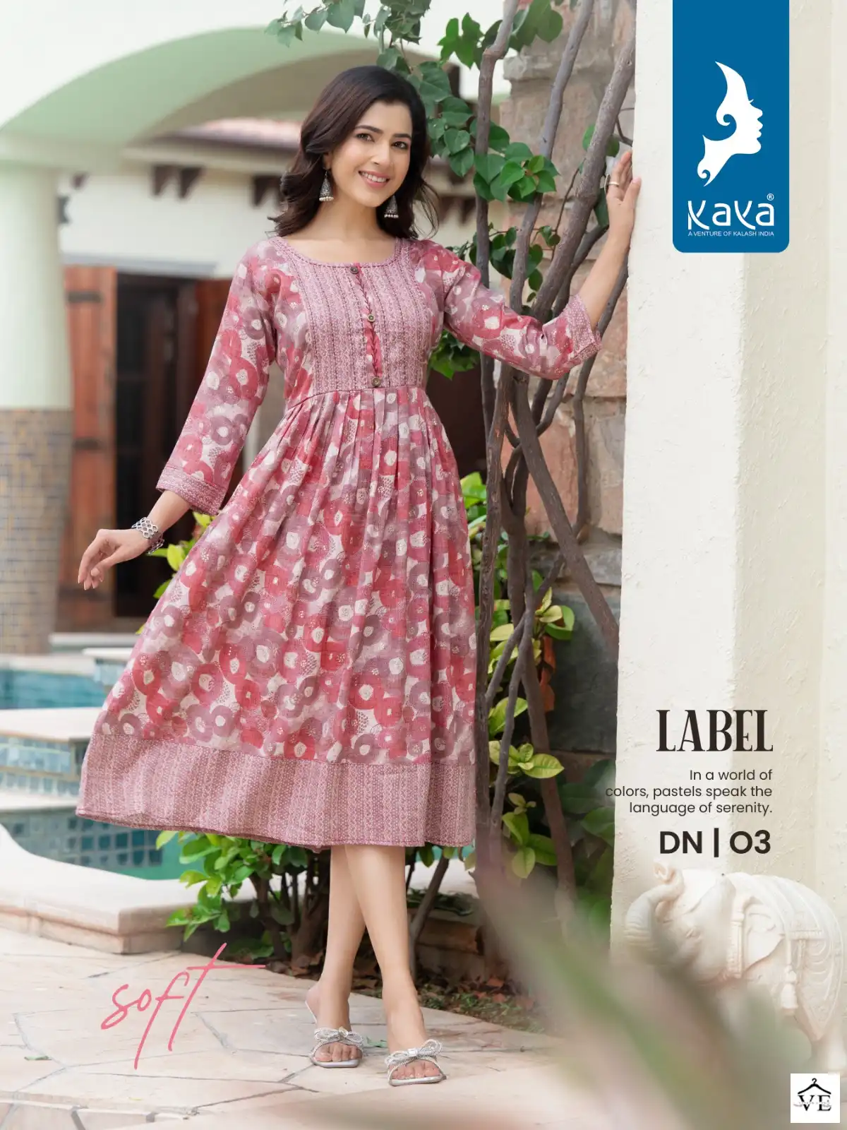 Kaya Label Rayon Capsual Wholesale Fancy Kurtis Catalog — Wholesale Kurtis, MPA wholesale from Surat — view 8