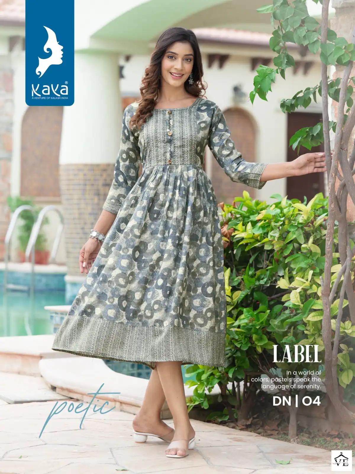 Kaya Label Rayon Capsual Wholesale Fancy Kurtis Catalog — Wholesale Kurtis, MPA wholesale from Surat — view 2