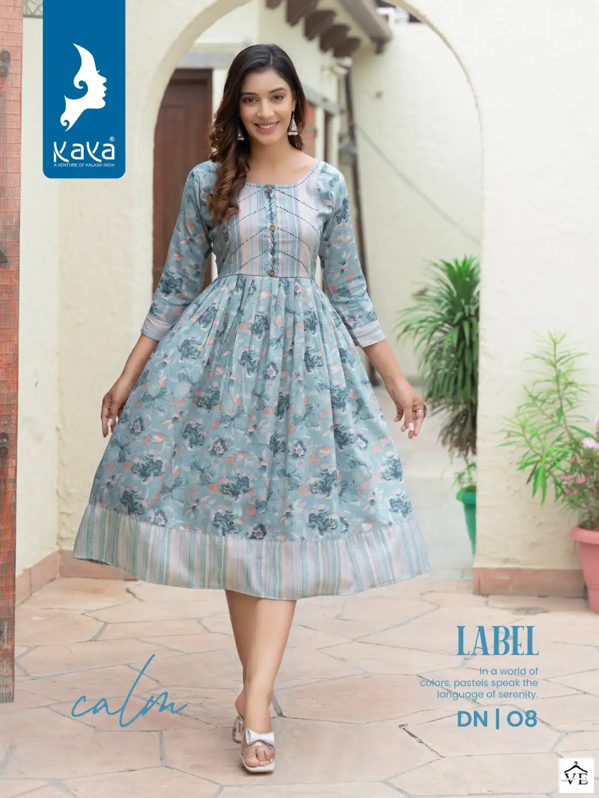 Kaya Label Rayon Capsual Wholesale Fancy Kurtis Catalog — Wholesale Kurtis, MPA wholesale from Surat — view 5