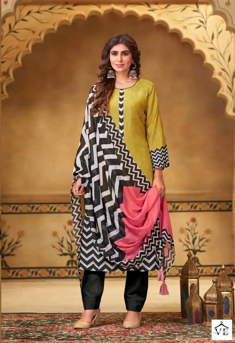 Ibiza Lashkara Muslin Wholesale Hand Work Designer Salwar Suit Catalog — Wholesale Salwar Suits, MPA wholesale from Surat - Gallery Image 4