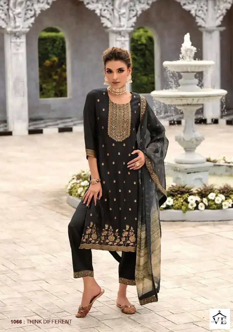 Lady Leela Libaas Pure Viscose Jacquard Wholesale Designer Readymade Salwar Suit Catalog — Wholesale Salwar Suits, Lady Leela wholesale from Surat - Gallery Image 5
