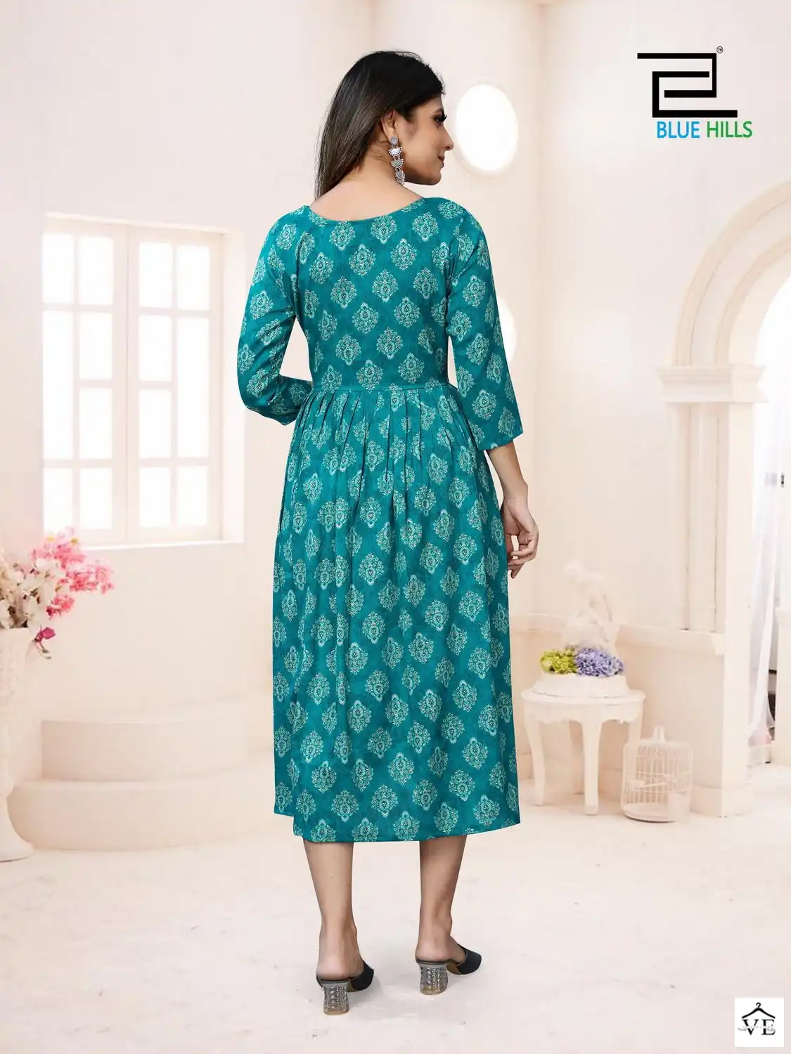 Blue Hills Little Things Vol 20 Rayon Wholesale Fancy Ladies Feeding Kurtis Catalog — Wholesale Kurtis, Blue Hills wholesale from Surat — view 4