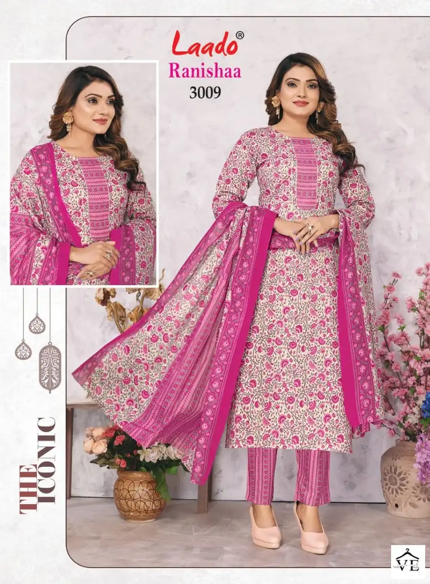 Laado Ranishaa Vol 3 Pure Heavy Cotton Wholesale Readymade Salwar Suit Catalog — Wholesale Salwar Suits, MPA wholesale from Surat - Gallery Image 10