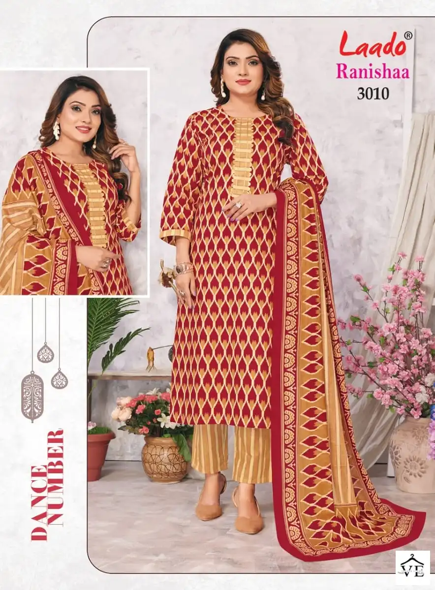 Laado Ranishaa Vol 3 Pure Heavy Cotton Wholesale Readymade Salwar Suit Catalog — Wholesale Salwar Suits, MPA wholesale from Surat - Gallery Image 11