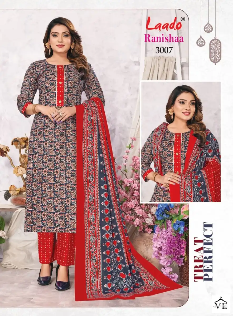 Laado Ranishaa Vol 3 Pure Heavy Cotton Wholesale Readymade Salwar Suit Catalog — Wholesale Salwar Suits, MPA wholesale from Surat - Gallery Image 4