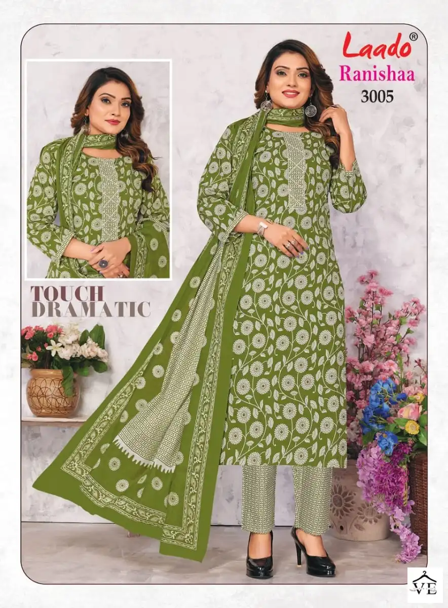 Laado Ranishaa Vol 3 Pure Heavy Cotton Wholesale Readymade Salwar Suit Catalog — Wholesale Salwar Suits, MPA wholesale from Surat - Gallery Image 5