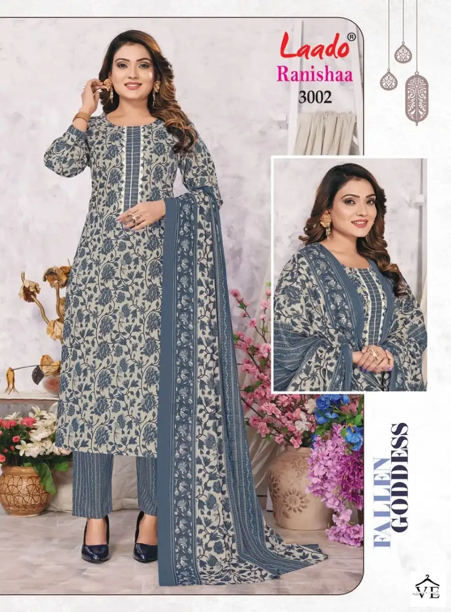 Laado Ranishaa Vol 3 Pure Heavy Cotton Wholesale Readymade Salwar Suit Catalog — Wholesale Salwar Suits, MPA wholesale from Surat - Gallery Image 6