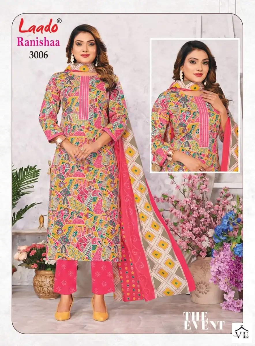 Laado Ranishaa Vol 3 Pure Heavy Cotton Wholesale Readymade Salwar Suit Catalog — Wholesale Salwar Suits, MPA wholesale from Surat - Gallery Image 8