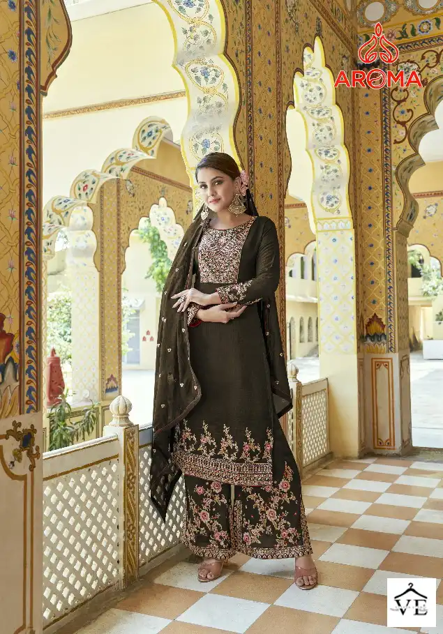 Sara Trendz Leela Real Premium Silk Wholesale Designer Suits Catalog — Wholesale Salwar Suits, MPA wholesale from Surat - Gallery Image 3
