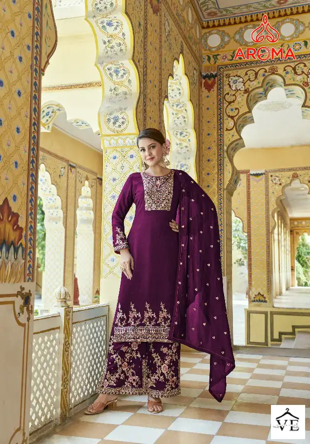 Sara Trendz Leela Real Premium Silk Wholesale Designer Suits Catalog — Wholesale Salwar Suits, MPA wholesale from Surat - Gallery Image 4