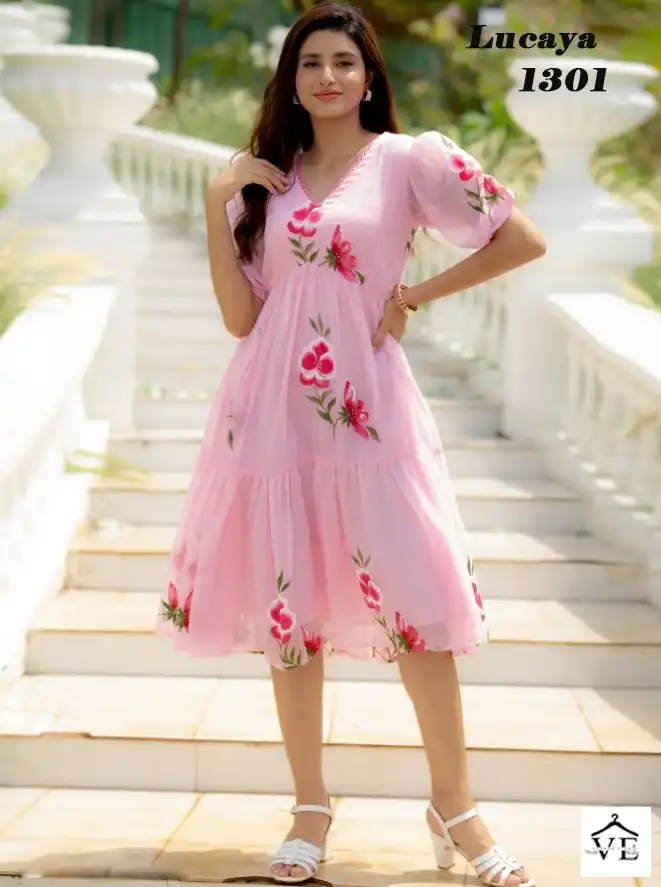 VE Lucaya Vol 13 Kota Checks Wholesale Short Dresses Catalog — Wholesale Kurtis, MPA wholesale from Surat — view 1