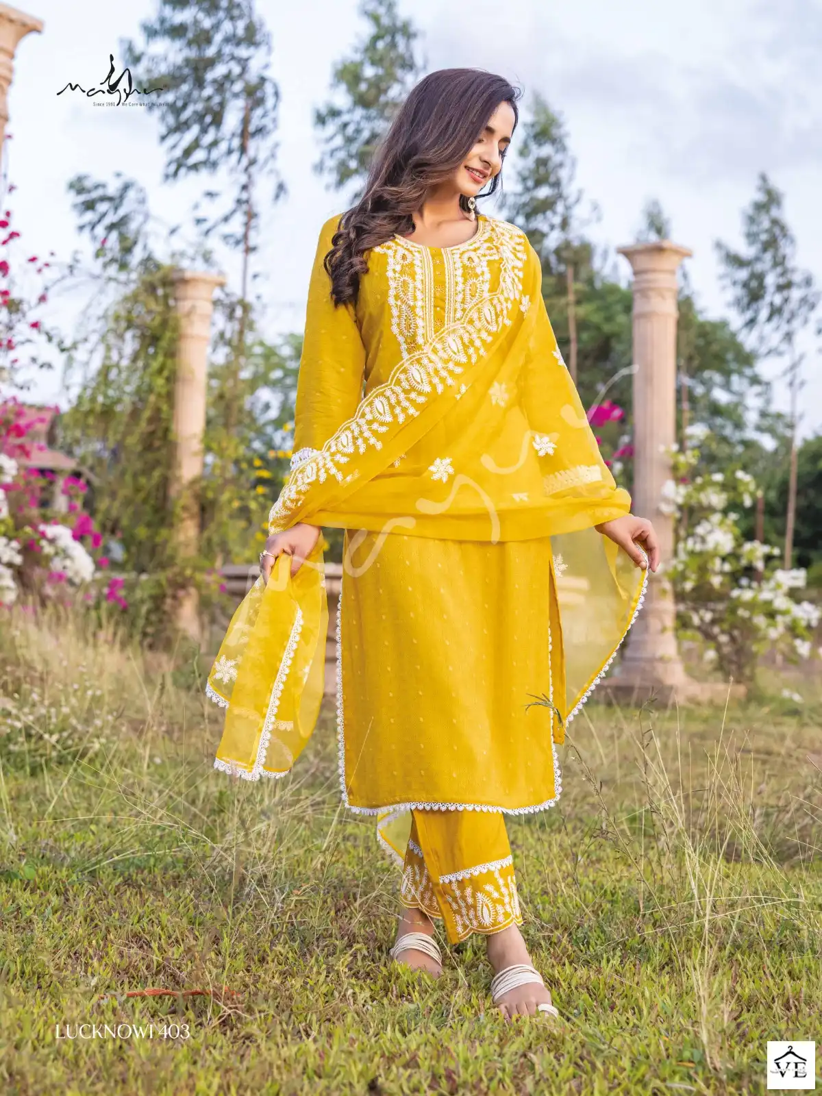 Mayra Lucknowi Vol 4 Heavy Weaved Rayon Wholesale Designer Readymade Salwar Suit Catalog — Wholesale Salwar Suits, MPA wholesale from Surat — view 2