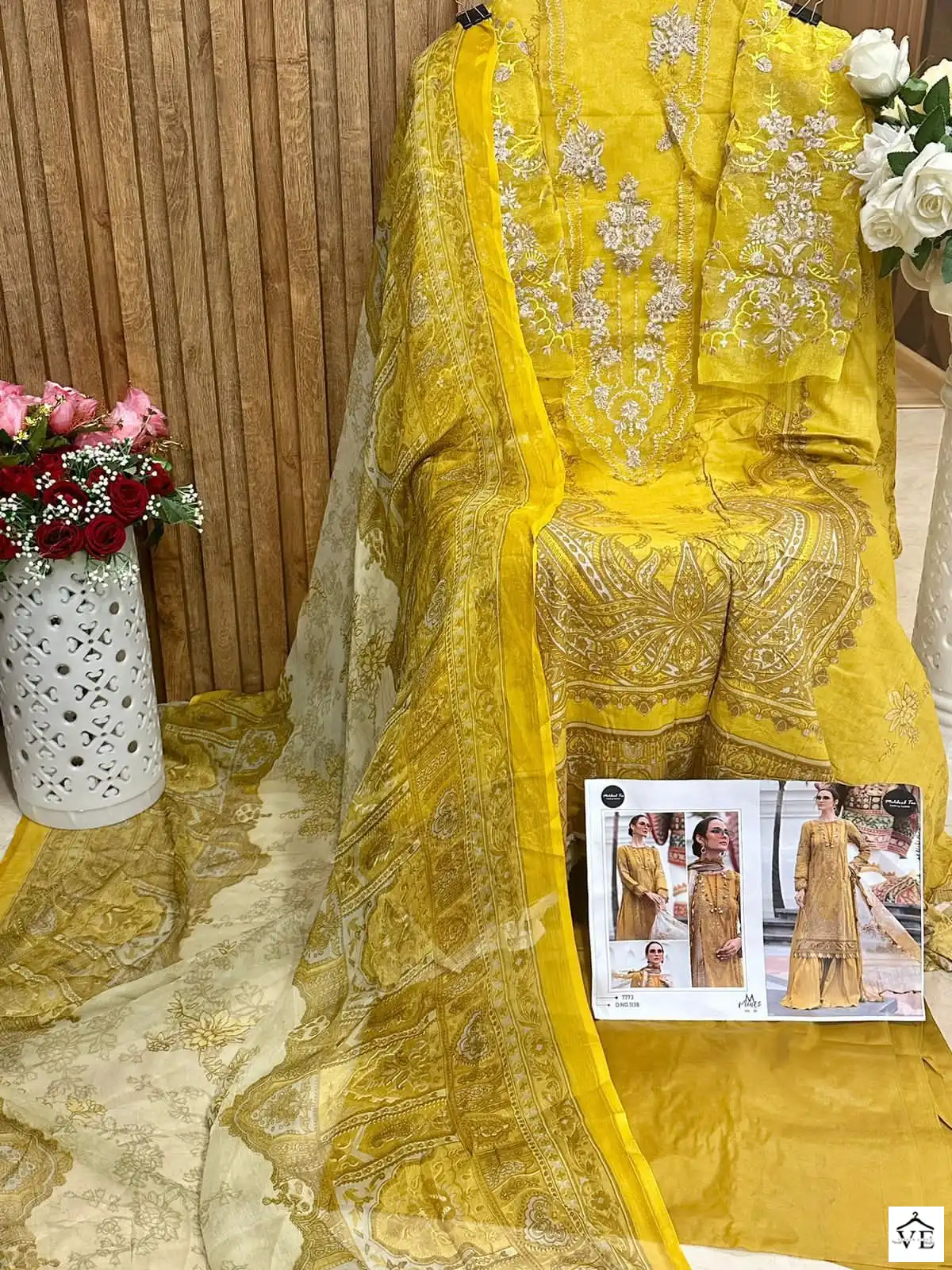 Mehboob Tex M Print Spring Summer 2 Vol 8 Pure Cotton Wholesale Fancy Pakistani Salwar Suit Catalog — Wholesale Salwar Suits, MPA wholesale from Surat — view 5