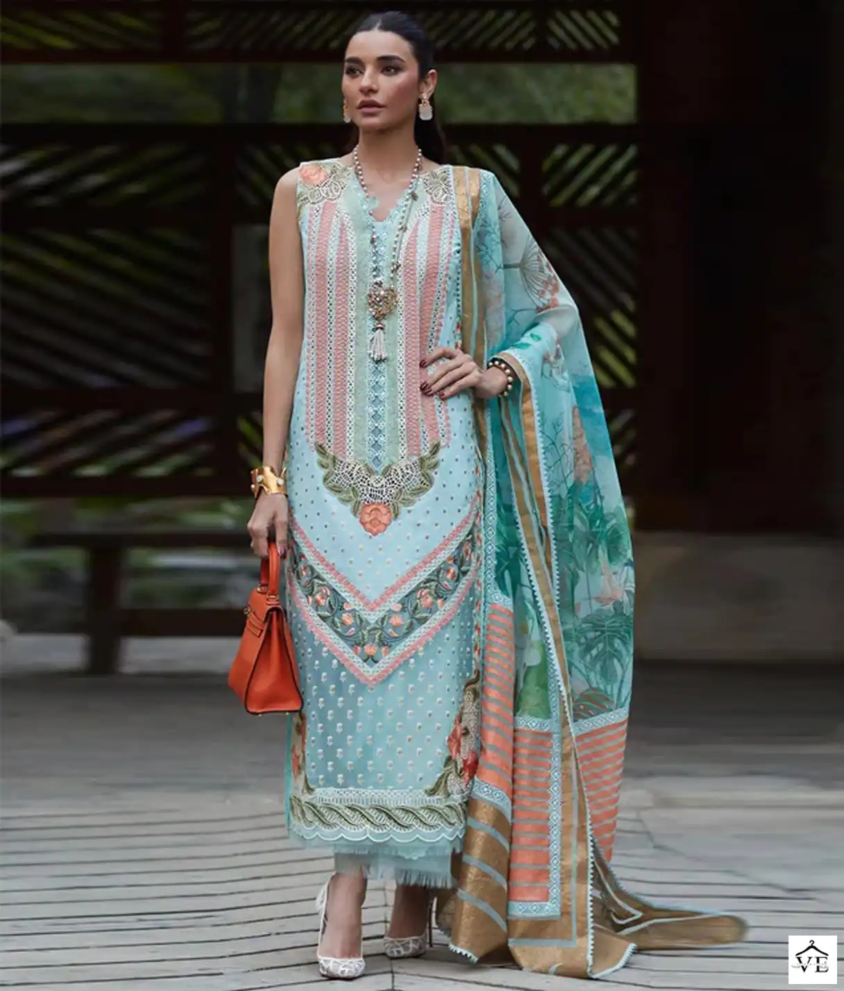 Sharaddha Maghul Pure Cotton Wholesale Pakistani Salwar Suit Catalog — Wholesale Salwar Suits, MPA wholesale from Surat — view 1