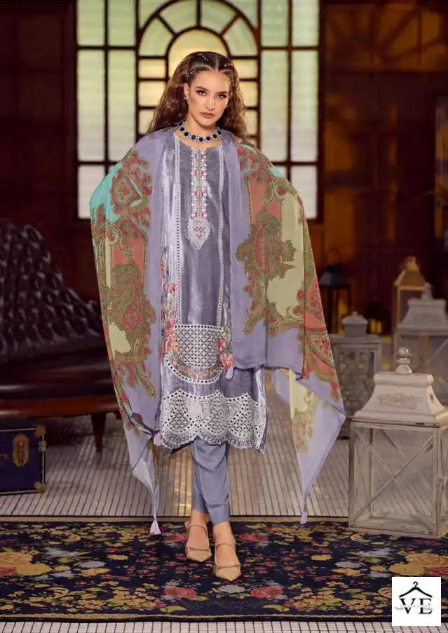 Deepsy Suits Gull Jee Mahnoor Velvet Wholesale Heavy Embroidery Designer Winter Wear Salwar Suit Catalog — Wholesale Salwar Suits, MPA wholesale from Surat - Gallery Image 4