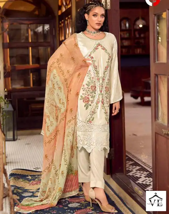 Deepsy Suits Gull Jee Mahnoor Velvet Wholesale Heavy Embroidery Designer Winter Wear Salwar Suit Catalog — Wholesale Salwar Suits, MPA wholesale from Surat — view 1