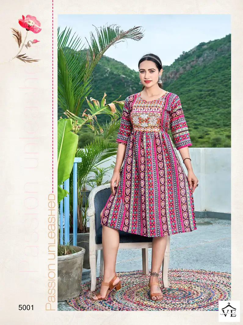 Viyaa Maira Vol 3 Pure Rayon Wholesale Kurtis Catalog — Wholesale Kurtis, MPA wholesale from Surat - Gallery Image 5