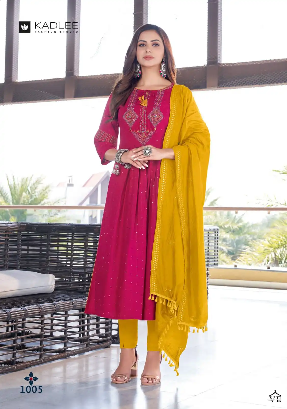 Kadlee Maitree Fancy Rayon Wholesale Designer Readymade Salwar Suit Catalog — Wholesale Salwar Suits, Kadlee Fashion Studio wholesale from Surat — view 2